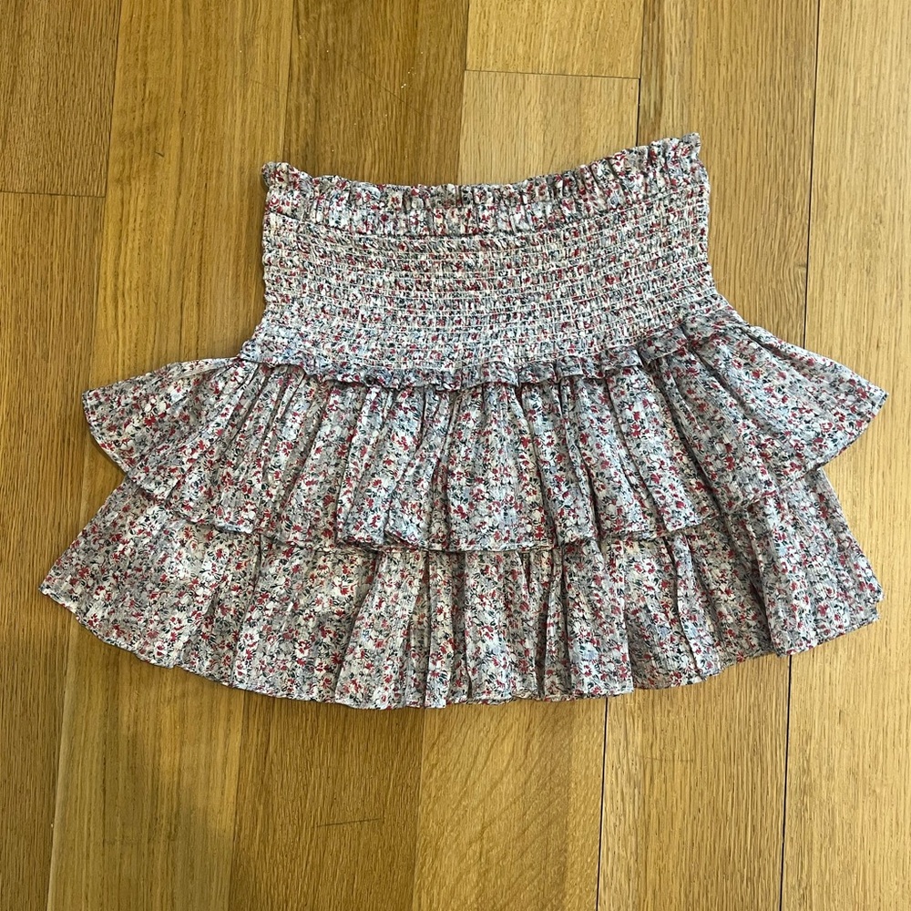 Floral mini skirt